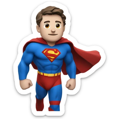 Josh Allen as Superman sticker