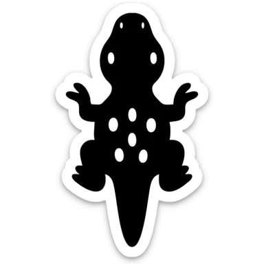 Top-down view of a T-Rex, stylized like a toy car or vehicle, detailed but simplified, positioned on a flat surface with clear outlines, resembling a miniature model or toy dinosaur seen directly from above, bright lighting, simple background, sharp focus sticker