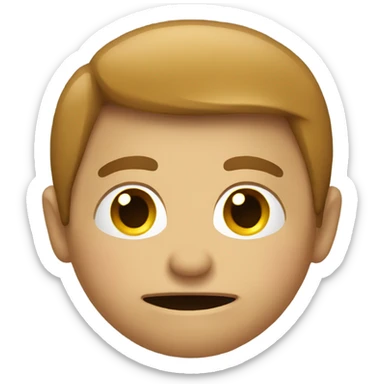 Emoji tired , make it look like iPhone original emojis sticker
