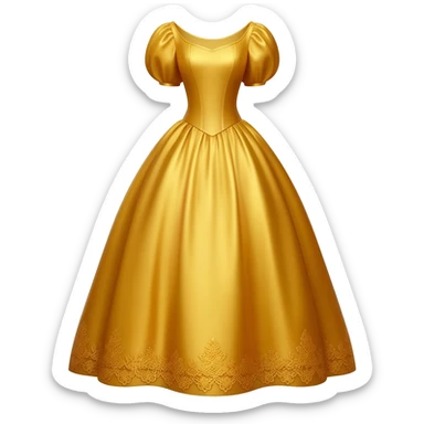 Princess gown sticker