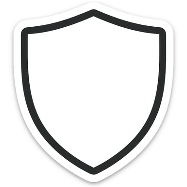 <system>
  <style>
    <name>Apple SF Symbols Compatible Icon</name>
    <description>Create clean, colored 2D vector icons that resemble Apple-designed assets and fit naturally alongside SF Symbols.</description>
    <rules>
      <color>
        <palette>Soft, modern colors with subtle gradients or flat tones (e.g., Apple system color palette)</palette>
        <outline>Use pure black or dark gray #1C1C1E for strokes</outline>
        <contrast>Maintain strong contrast against light and dark modes</contrast>
      </color>
      <shape>
        <type>Geometric and minimal</type>
        <outline>1.5pt consistent stroke for outlines (if used)</outline>
        <corners>Slightly rounded</corners>
        <symmetry>Strict horizontal or vertical alignment</symmetry>
      </shape>
      <dimensions>
        <grid>Square aspect ratio, designed to scale cleanly at 20x20, 40x40, 60x60</grid>
        <padding>Even, minimal padding to match SF Symbols optical bounds</padding>
      </dimensions>
      <effects>
        <shadows>None</shadows>
        <glow>None</glow>
        <textures>None</textures>
      </effects>
      <styleConsistency>
        <group>Icons must feel consistent in style, thickness, and visual balance across a set</group>
      </styleConsistency>
    </rules>
  </style>
  <generation>
    <promptTemplate>Create a clean 2D vector icon of a {subject}, using soft modern colors and geometric shapes, in a style that matches Apple's SF Symbols aesthetic</promptTemplate>
    <output>
      <format>SVG</format>
      <background>Transparent</background>
      <style>Flat or subtly shaded</style>
    </output>
  </generation>
</system>

{subject} = shield sticker