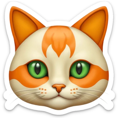 haz que un gato  esté lanzando un beso sticker