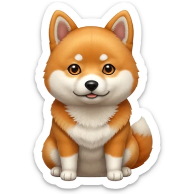 shiba inu le plus beau du monde sticker