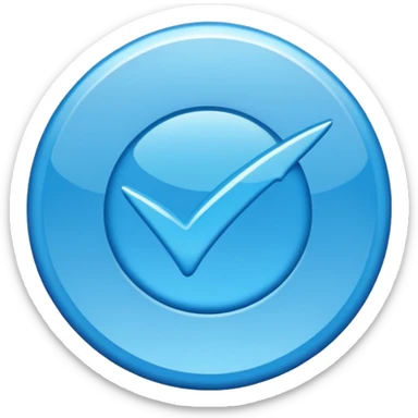 Instagram blue tick mark sticker