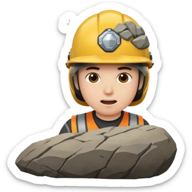 pero tiene que representar un accidente. un objeto golpeando el casco de la persona, o un brazo atrapado  sticker