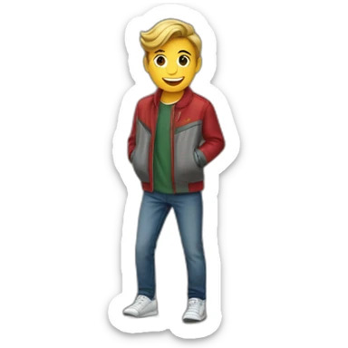 Garcon qui ouvre la porte d'une ferrari avec une richar mile sticker