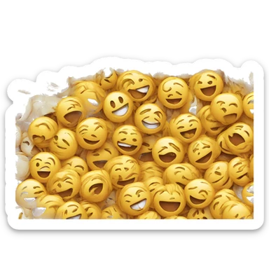 Pain and happyness sticker