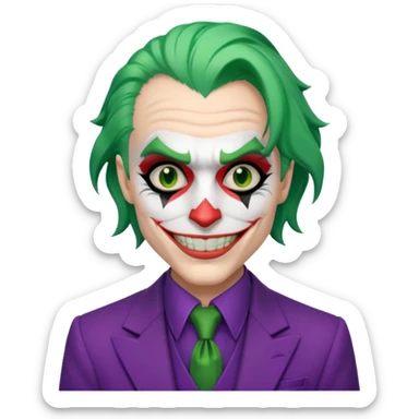 Joker Villain sticker