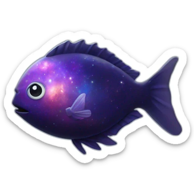 Poisson-avec-un-seul-oeille-galaxy sticker