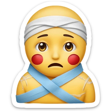 injured emoji sticker