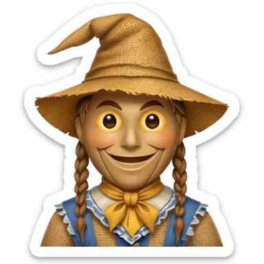 the scarecrow from the wizard of oZ sticker