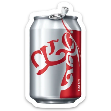 Diet Coke can sticker