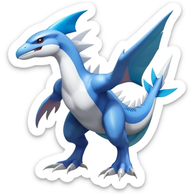Latios-Kyurem-Gabite-Latias-Fakémon-hybrid (full body) sticker