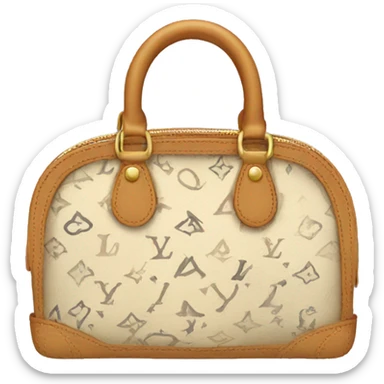 Lv purse sticker