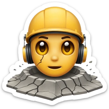 bulldoze descent  sticker