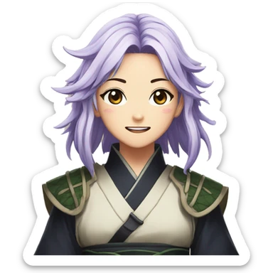 Mitsuri Kanroji in demon slayer sticker