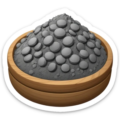a pile of Ash sticker