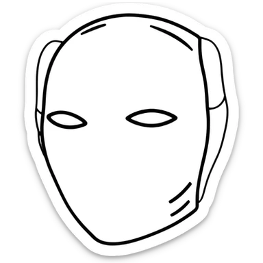 sheet face mask with serum sticker