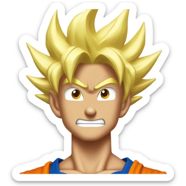 Goku in Super Saiyan  sticker
