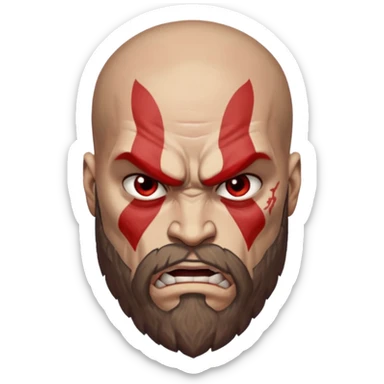 Kratos sticker