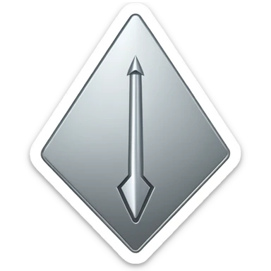 Arrow symbol sticker