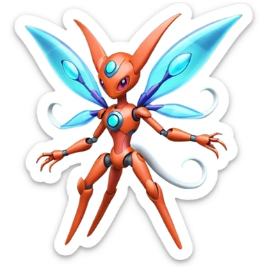Victreebell-Deoxys-Medabot-Genesect-Vikavolt-fusion sticker