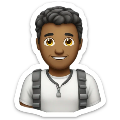 guy with a lot of money sticker