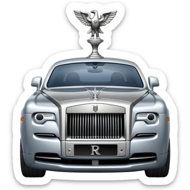 rolls royce statue logo sticker