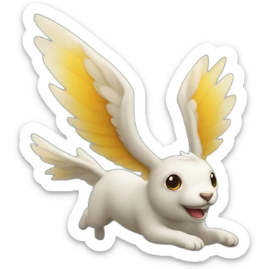 Ornitorrinco volando sticker