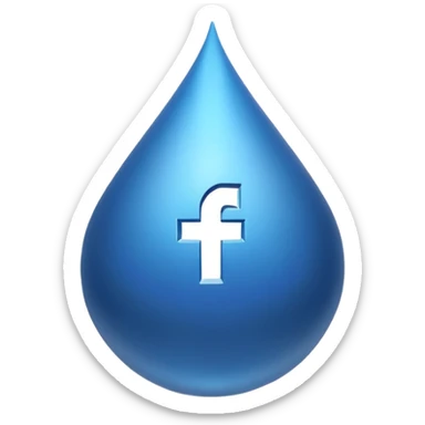 Fortnite logo F with a drop shadow sticker