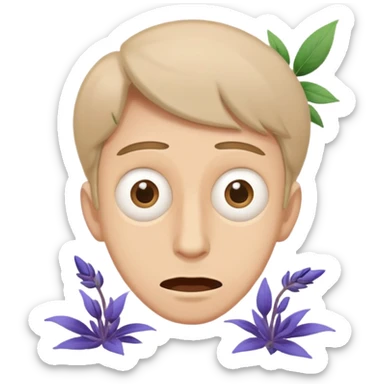 A man tripping on salvia sticker