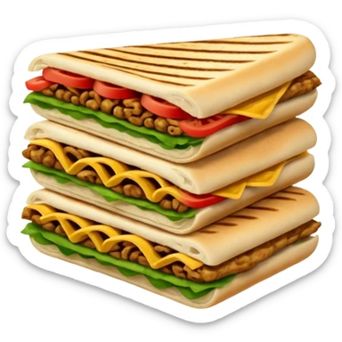 simple shawarma sticker