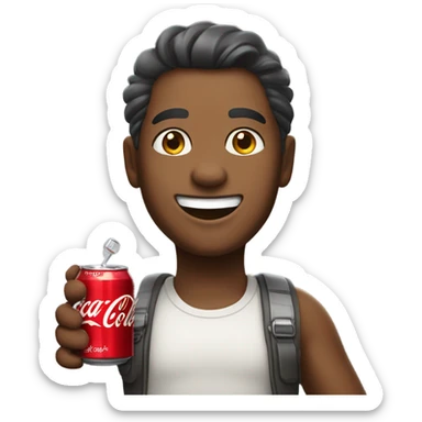Me with Coca Cola  sticker