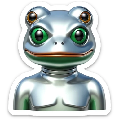 sorayama pepe frog sticker