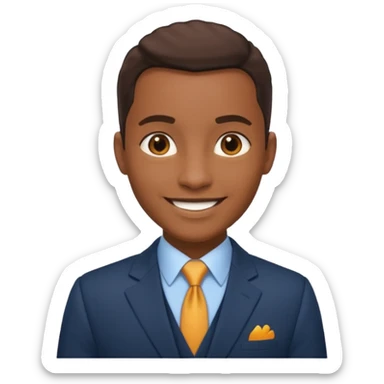 public official/politician/bureaucrat (african descent)  sticker