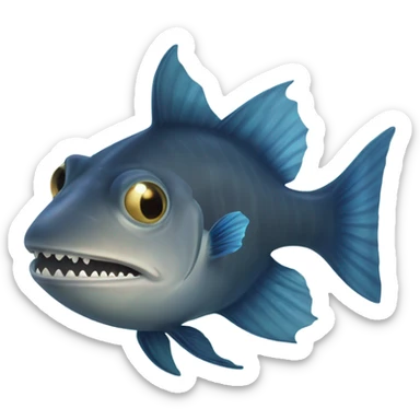 abyssal fish sticker