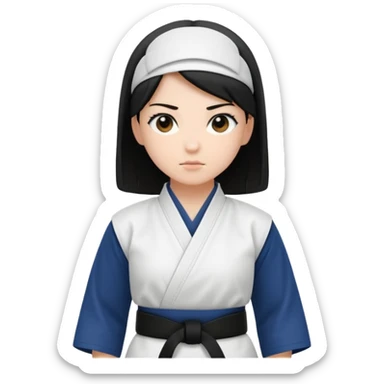 Aikido girl sticker