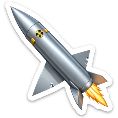 a nuclear-capable missile sticker