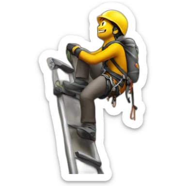 Climb up sticker
