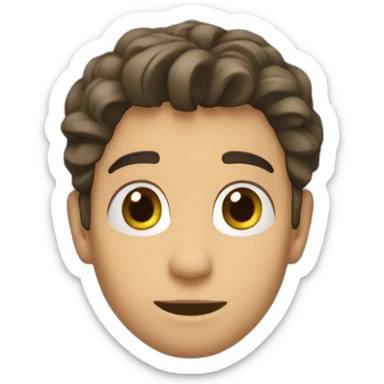 Nino col un cel sticker