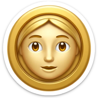 emoji of text "LUX" in times new roman font sticker