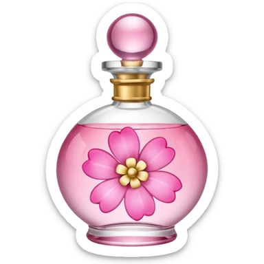 pretty perfume bottle sticker