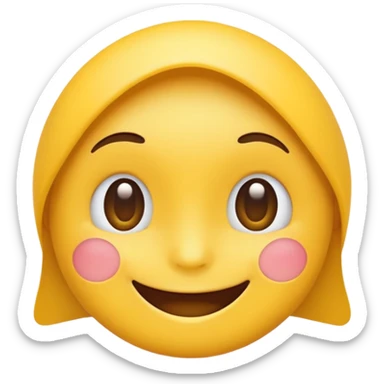 I didn't make any prompt about gender? make it like an original emoji. sticker