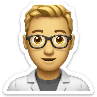 Robotic software engineer sticker