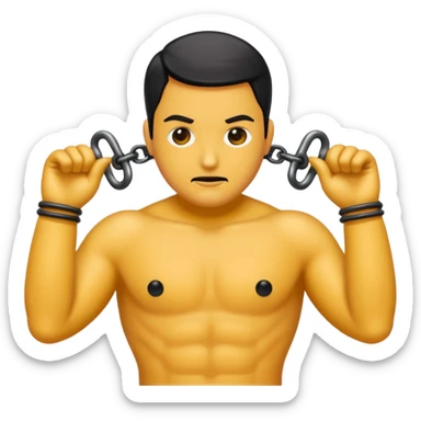 kinky bdsm dominant man sticker