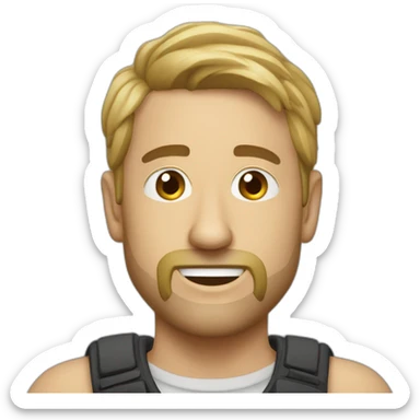 Baigazy techno bloger sticker