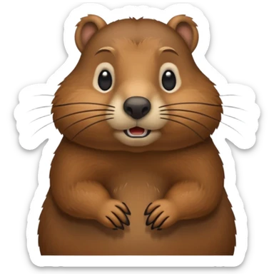 groundhog sticker