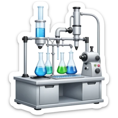 laboratory stand sticker