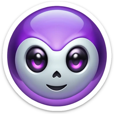 ghost type pokeball sticker