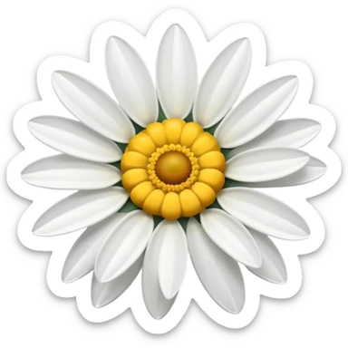 Space-Petalled Daisy,  sticker